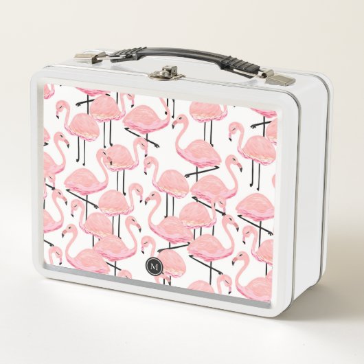 Lunch Box Flamants roses roses personnalisés (Devant)