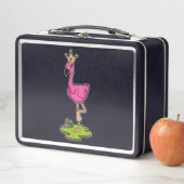 Lunch Box Flamingo as Princess with Crown (En situation)