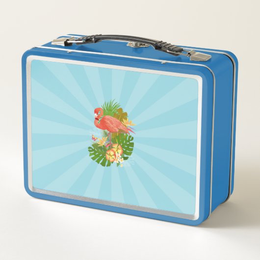Lunch Box Flamingo Blue (Dos)