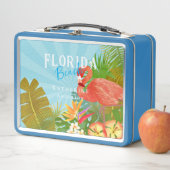 Lunch Box Flamingo Blue (En situation)