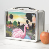 Lunch Box Flamingo paradise  (En situation)