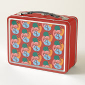 Lunch Box Flamingo Pop art coloré (Dos)