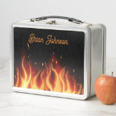 Lunch Box Flammes Brillantes (En situation)