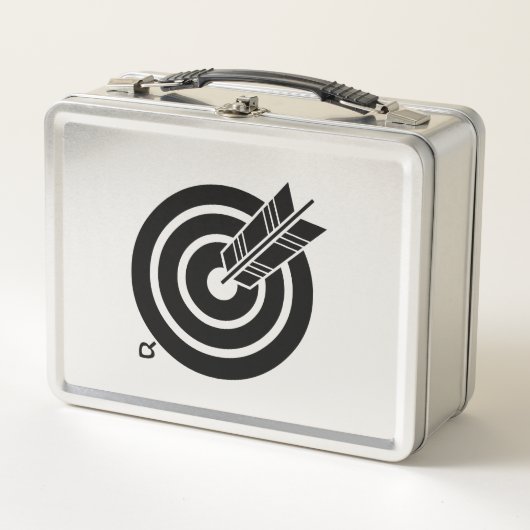 Lunch Box Flèche sur une cible ronde Boîtes de déjeuner (Devant)