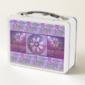 Lunch Box Fleur dans le désert Boîte à lunch en métal (Dos)