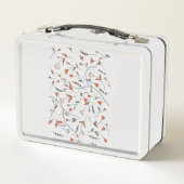 Lunch Box Fleur de griffonnage - gamelle personnalisée de (Dos)