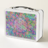 Lunch Box Fleur de la vie - Indien Mandala 7c (Dos)