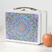 Lunch Box Fleur de Vie - Mandala de style indien 2 (En situation)