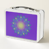 Lunch Box Fleur De Vie - Mandala Indien 3 (Dos)