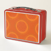 Lunch Box Fleur de vie - soleil - motif continu 1 (Dos)
