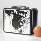 Lunch Box Fleur Doodle (En situation)