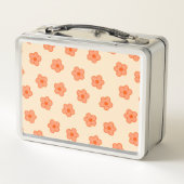 Lunch Box Fleur Hippie Orange Peach Preppie (Dos)