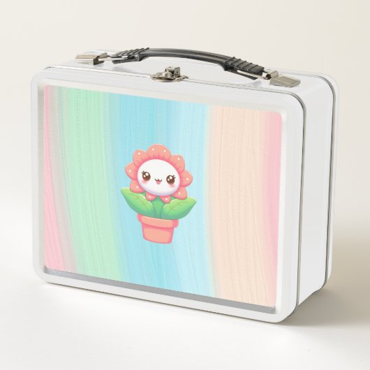 Lunch Box Fleur mignonne, capricieuse en pot (Devant)