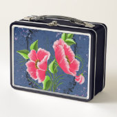 Lunch Box Fleur rose (Devant)