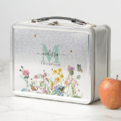 Lunch Box Fleur sauvage d'aquarelle Insectes Floral Spring G (En situation)