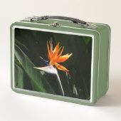 Lunch Box Fleur tropicale orange d'oiseau de paradis (Devant)