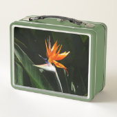 Lunch Box Fleur tropicale orange d'oiseau de paradis (Dos)