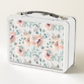 Lunch Box Fleurs Aquarelles Chic Blush (Dos)