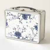 Lunch Box Fleurs bleues (Devant)