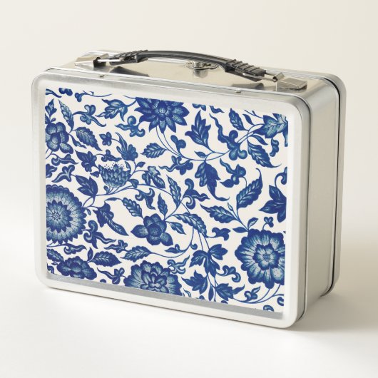 Lunch Box Fleurs bleues (Dos)
