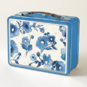 Lunch Box Fleurs bleues indépendantes (Dos)
