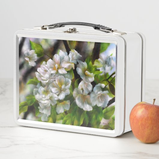 Lunch Box Fleurs d'Apple (En situation)