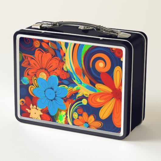 Lunch Box Fleurs d'art (Dos)