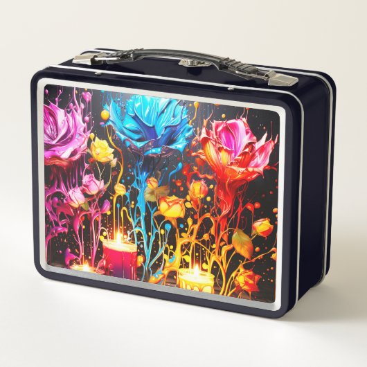 Lunch Box Fleurs d'art (Dos)