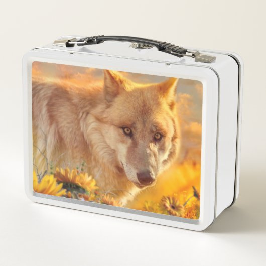 LUNCH BOX FLEURS DE PRINTEMPS DU LEVER DE WOLF (Dos)