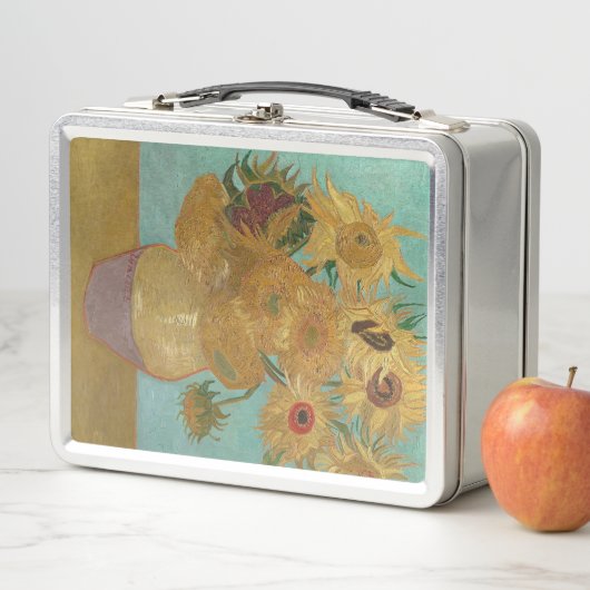 Lunch Box Fleurs de soleil (En situation)