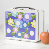 Lunch Box Fleurs De Style Felt Avec Trait Si Mignonne (En situation)
