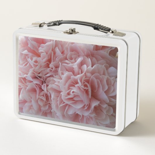 Lunch Box Fleurs de velours rose Mallow (Devant)