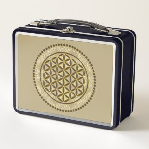 Lunch Box FLEURS DE VIE - Symbole de géométrie sacrée Art 2