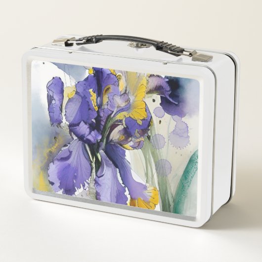 Lunch Box Fleurs d'Iris (Dos)
