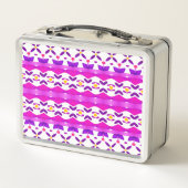 Lunch Box Fleurs Et Coeurs Filles Personnalisées (Dos)