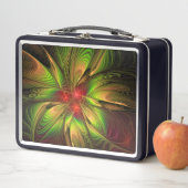 Lunch Box Fleurs imaginaires fractales douces et tendres (En situation)