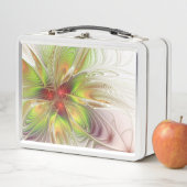 Lunch Box Fleurs imaginaires fractales douces et tendres (En situation)