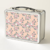 Lunch Box Fleurs Jardin Floral Aquarelle (Dos)