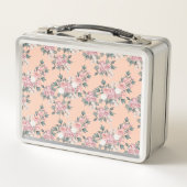Lunch Box Fleurs Jardin Floral Aquarelle (Devant)