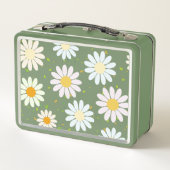 Lunch Box Fleurs marguerites Motif floral Fille pastel arc-e (Dos)