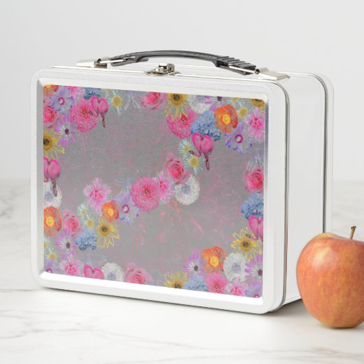 Lunch Box Fleurs mixtes dans l'art moderne (En situation)