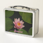 Lunch Box Fleurs Nénuphars Lotus Rose (Dos)
