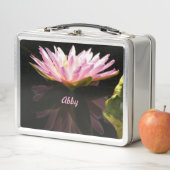 Lunch Box Fleurs Nénuphars Lotus Rose (En situation)