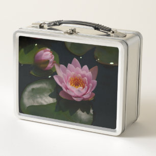 Lunch Box Fleurs Nénuphars Lotus Rose