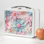 Lunch Box Fleurs Pastel (En situation)