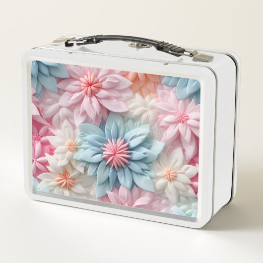 Lunch Box Fleurs Pastel (Dos)