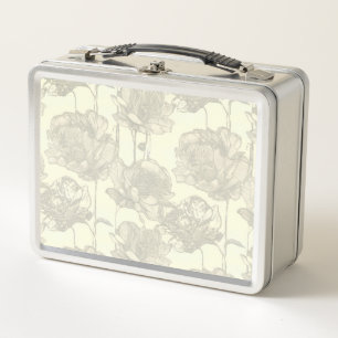 Lunch Box Fleurs pastel doux