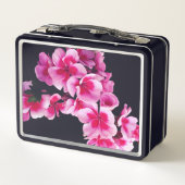 Lunch Box Fleurs roses (Dos)