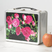 Lunch Box Fleurs roses (En situation)