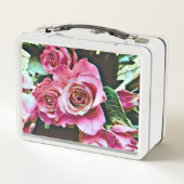 LUNCH BOX FLEURS ROSES ROSES ROSES ROSES (Dos)